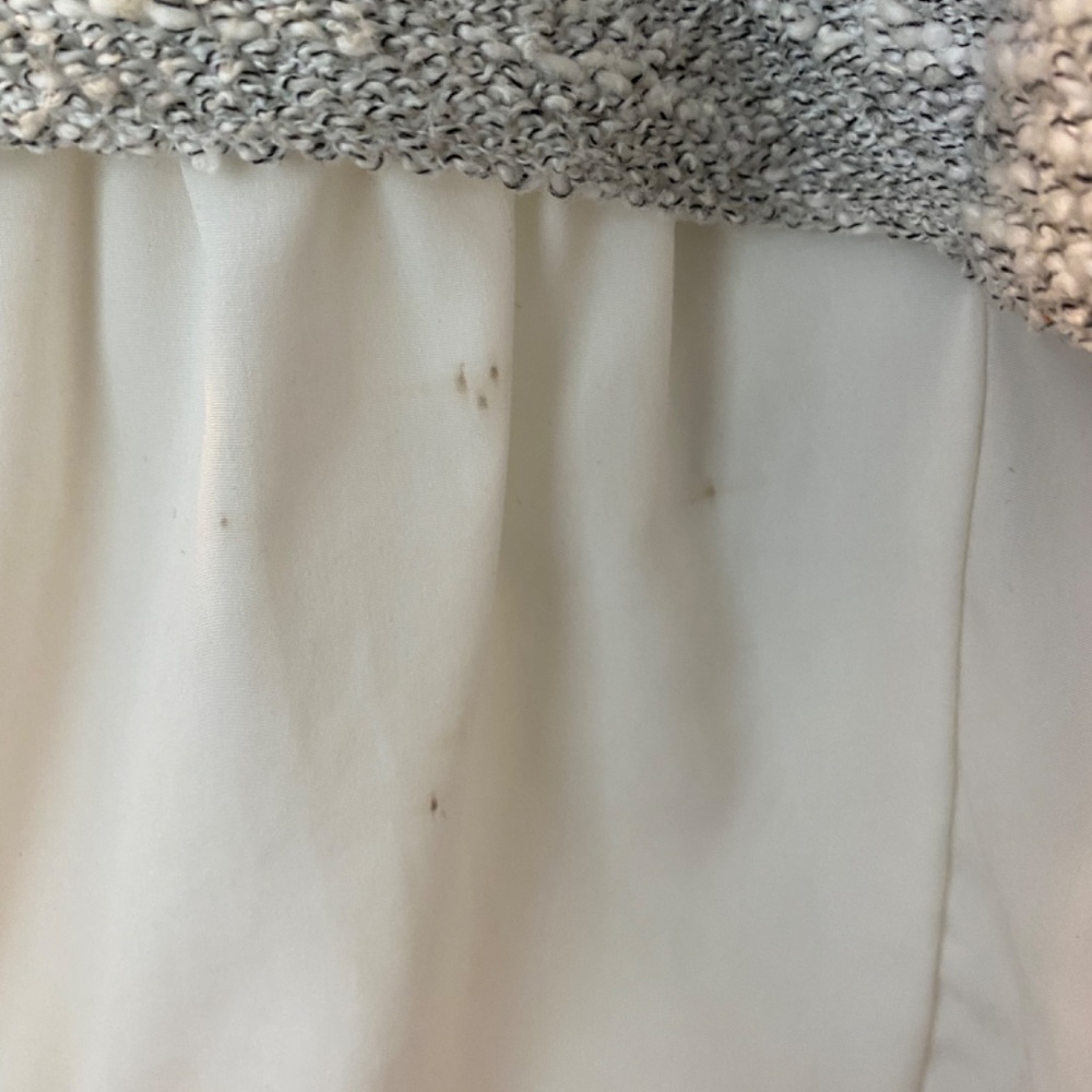 Anthropologie Postage Stamp Small sweater/blouse grey - Picture 5 of 6